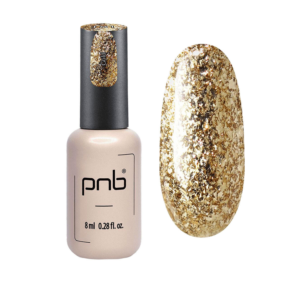 

Гель-лак для нігтів PNB Gel Polish UV/LED 181 Star Way, Gold, 8 мл
