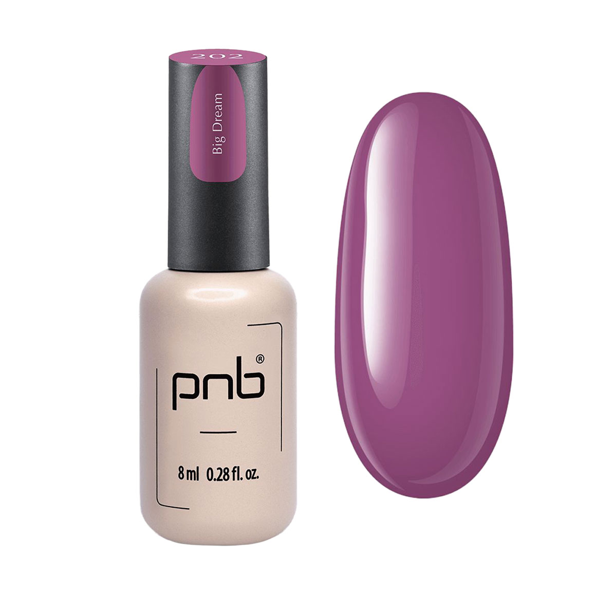 

Гель-лак для нігтів PNB Gel Polish UV/LED 202 Big Dream, 8 мл