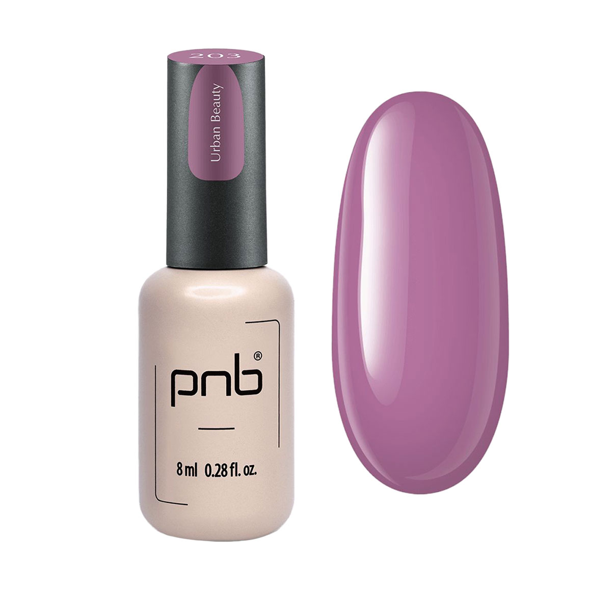 

Уцінка! Гель-лак для нігтів PNB Gel Polish UV/LED 203 Urban Beauty, 8 мл