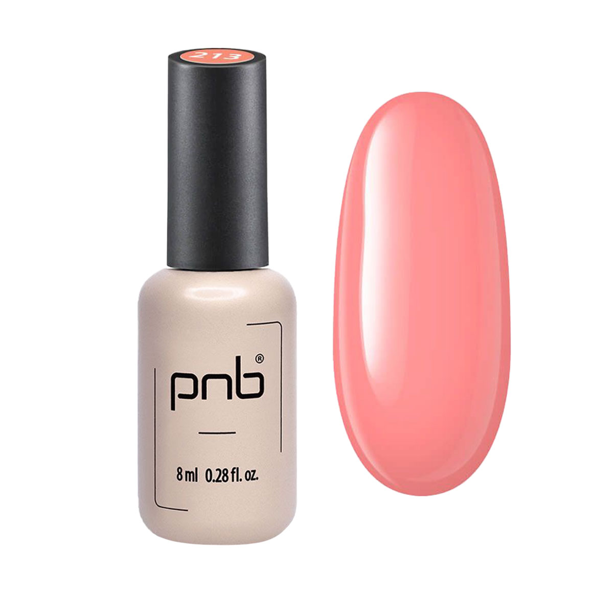 

Уцінка! Гель-лак для нігтів PNB Gel Polish UV/LED 213 Coral Look, 8 мл