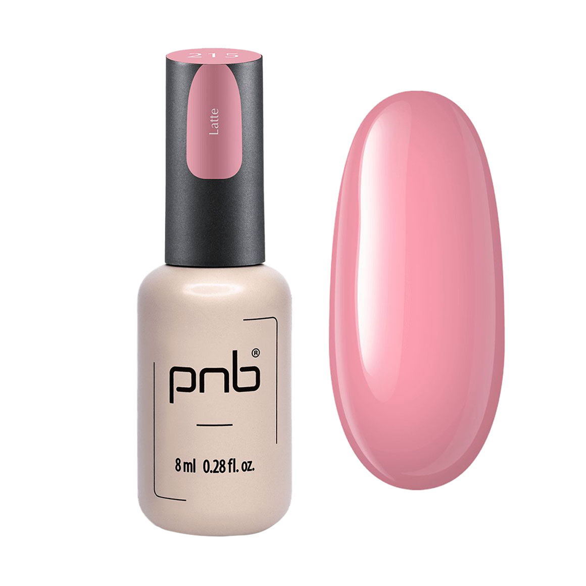 

Уцінка! Гель-лак для нігтів PNB Gel Polish UV/LED 215 Latte, 8 мл