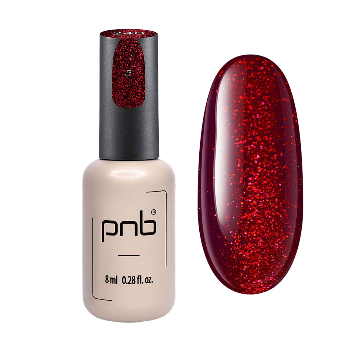

Гель-лак для нігтів PNB Gel Polish UV/LED 240 Fa, 8 мл
