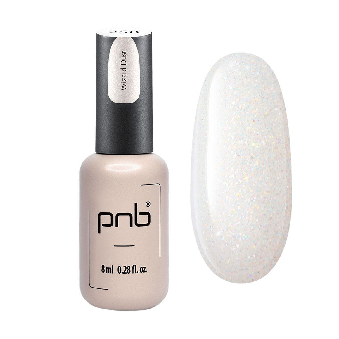

Уцінка! Гель-лак для нігтів PNB Gel Polish UV/LED 258 Wizard Dust, 8 мл