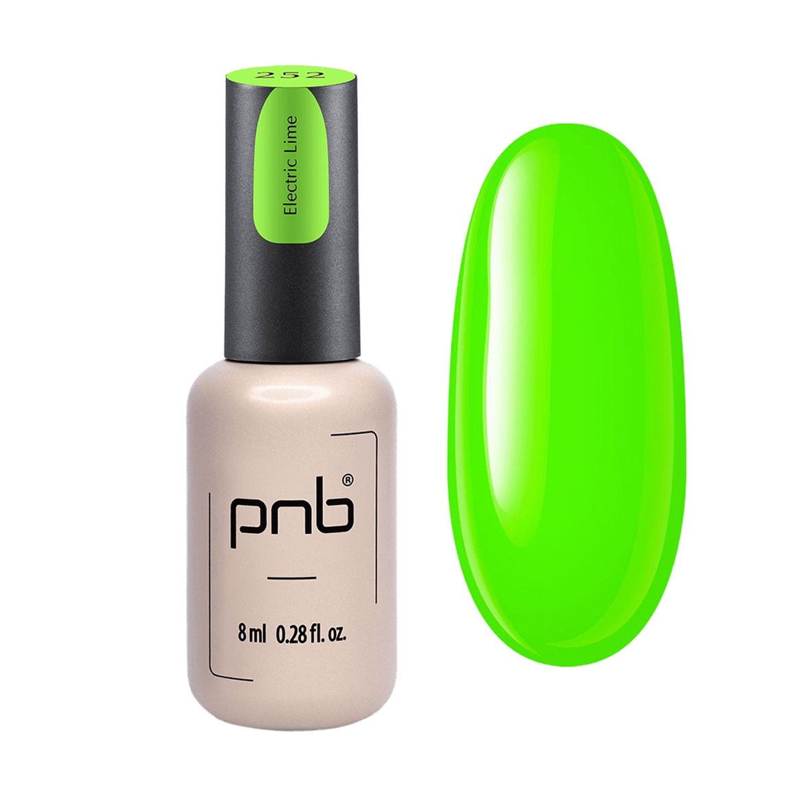 

Уцінка! Гель-лак для нігтів PNB Gel Polish UV/LED 252 Electric Lime, 8 мл