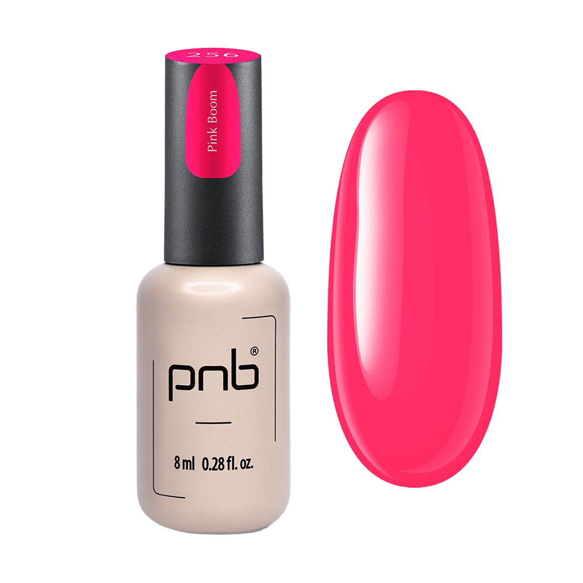 

Гель-лак для нігтів PNB Gel Polish UV/LED 256 Pink Boom, 8 мл