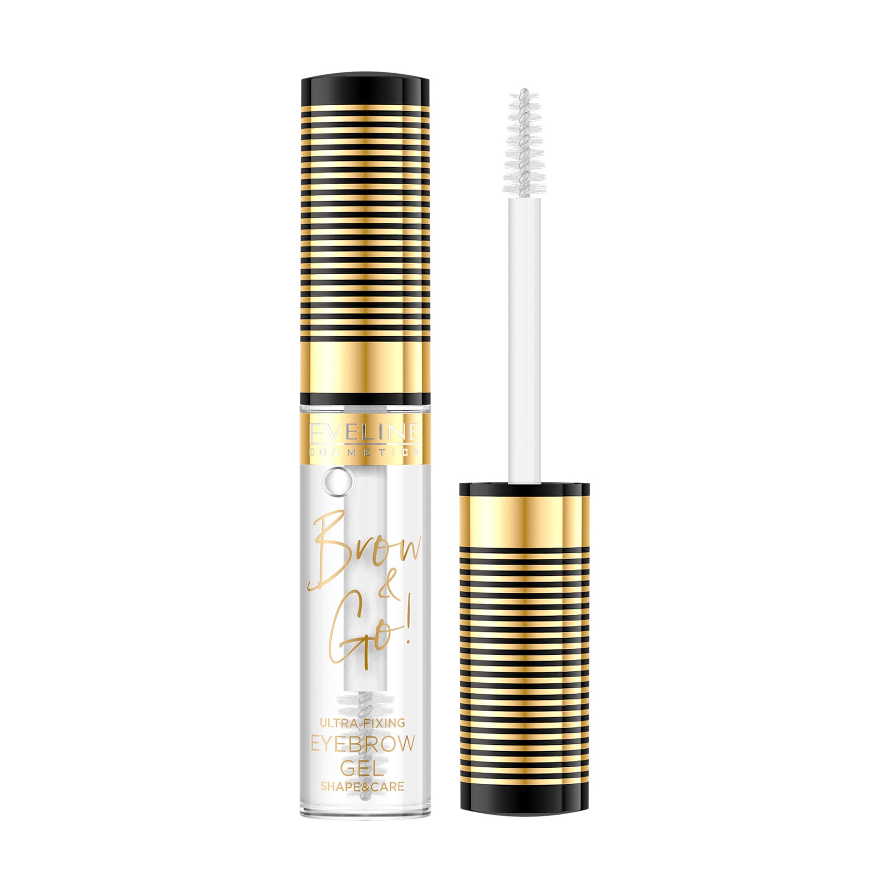 

Гель для брів Eveline Brow & Go! Суперфіксація та догляд, прозорий, 6 мл