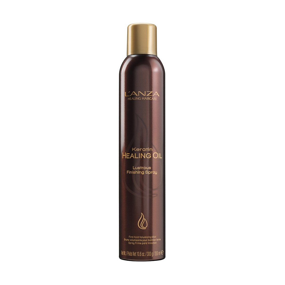 

Лак-блиск для укладання волосся L'anza Keratin Healing Oil Lustrous Finishing Spray з кератиновим еліксиром, 350 мл