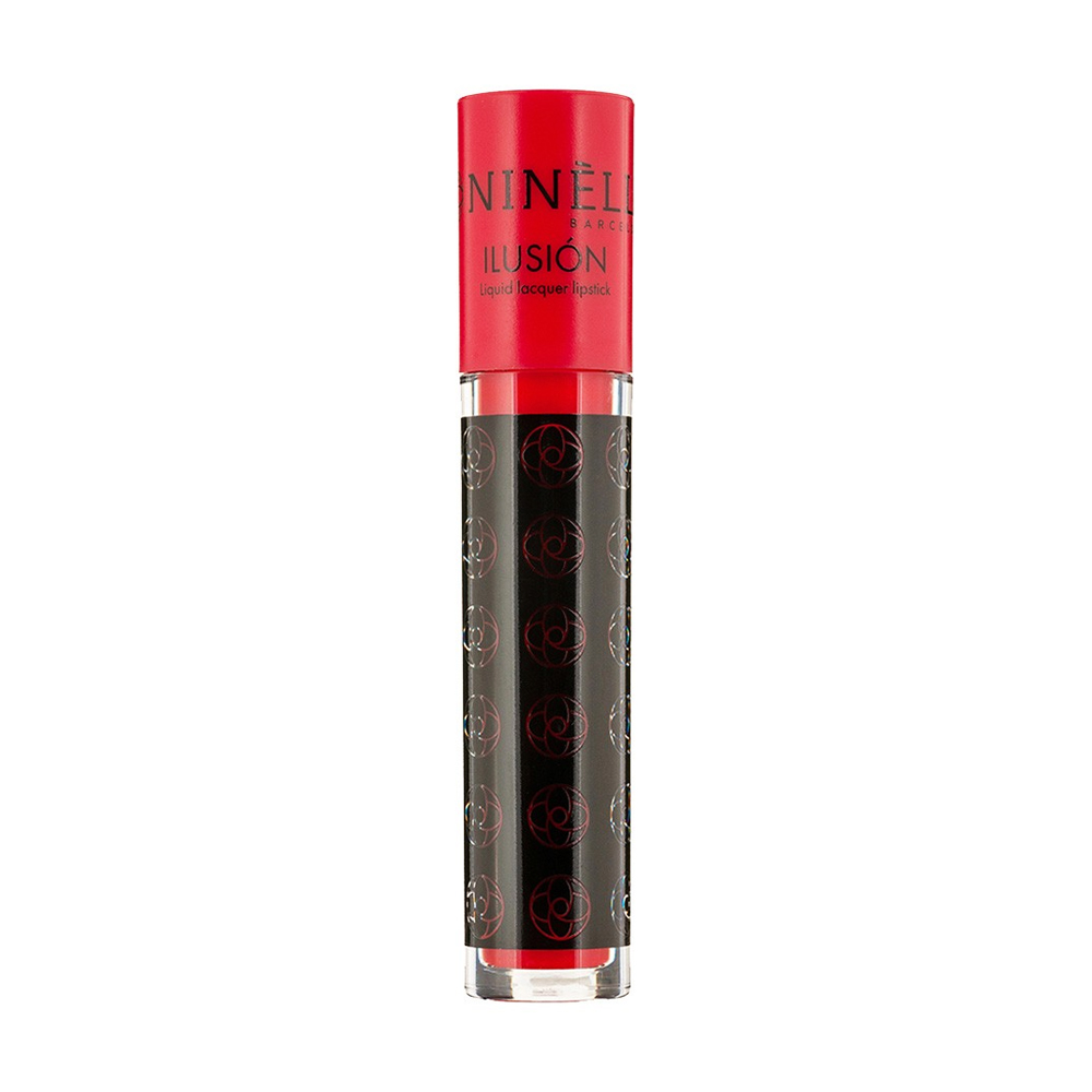 

Уцінка! Рідка лакова помада для губ Ninelle Ilusion Liquid Lacquer Lipstick 624 Red, 4 мл
