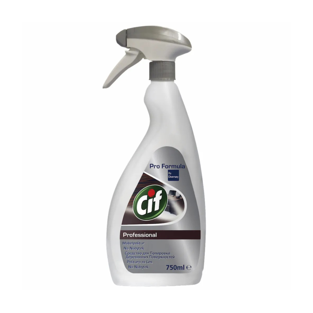 

Засіб для чищення та поліровки дерев'яних поверхонь Cif Professional, 750 мл