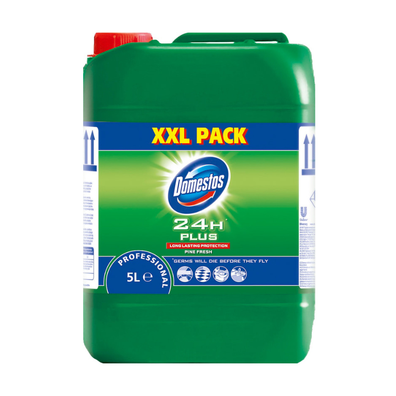 

Уцінка! Універсальний миючий засіб з дезинфікуючим ефектом Domestos Professional Хвойна свіжість, 5 л