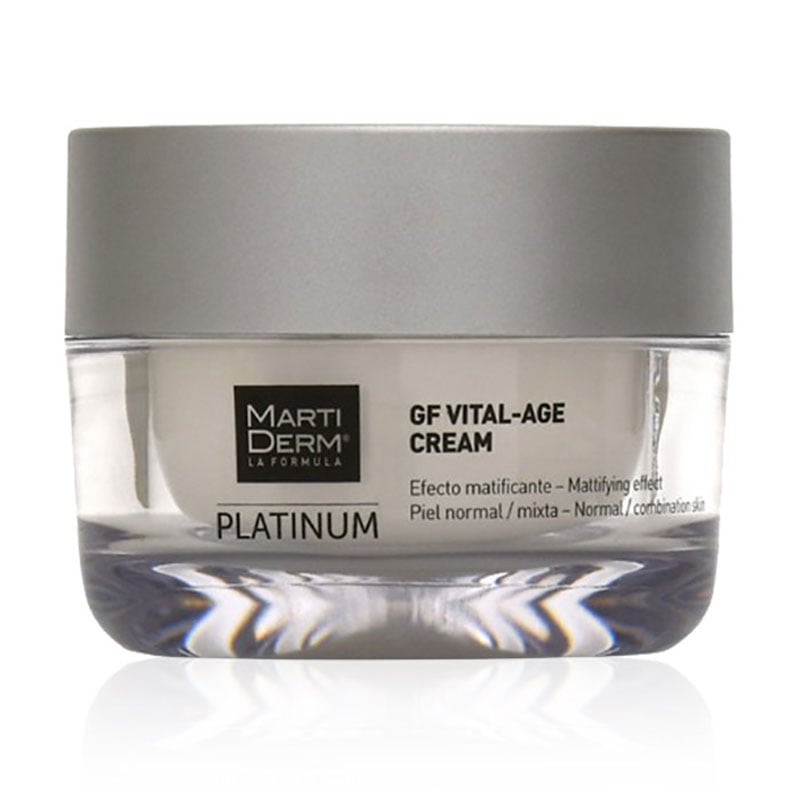 Крем для обличчя, шиї, зони декольте MartiDerm Platinum Gf Vital-Age Cream для нормальної та комбінованої шкіри, 50 мл