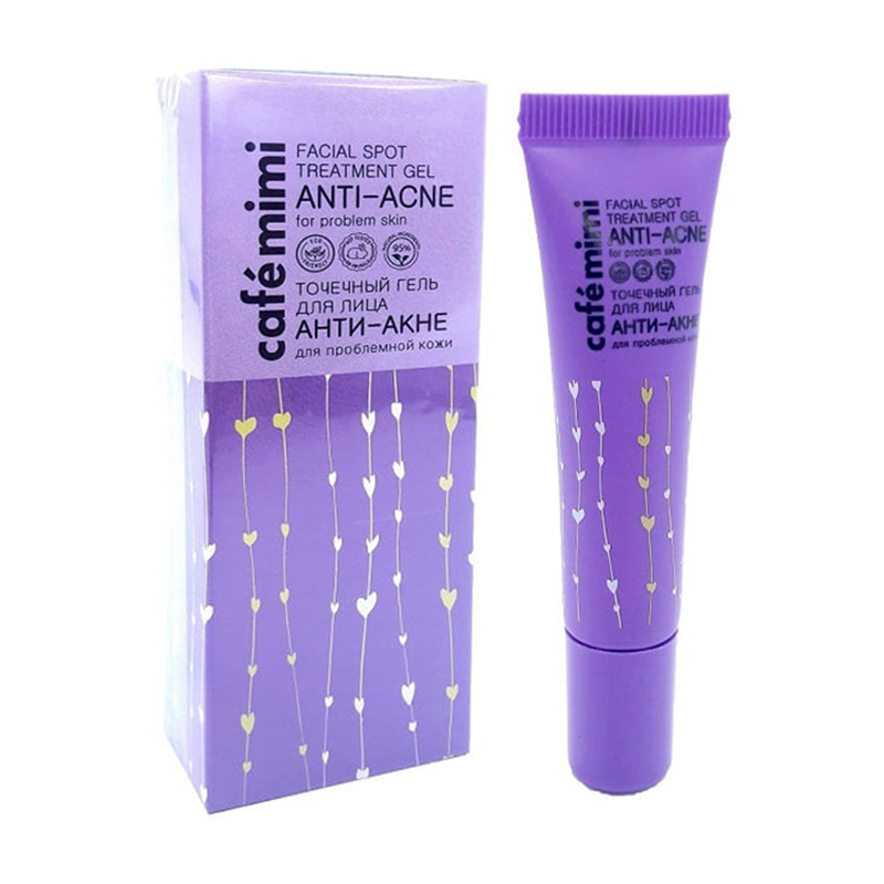 

Точковий гель для обличчя Cafe Mimi Facial Spot Treatment Gel Анти-акне, 15 мл