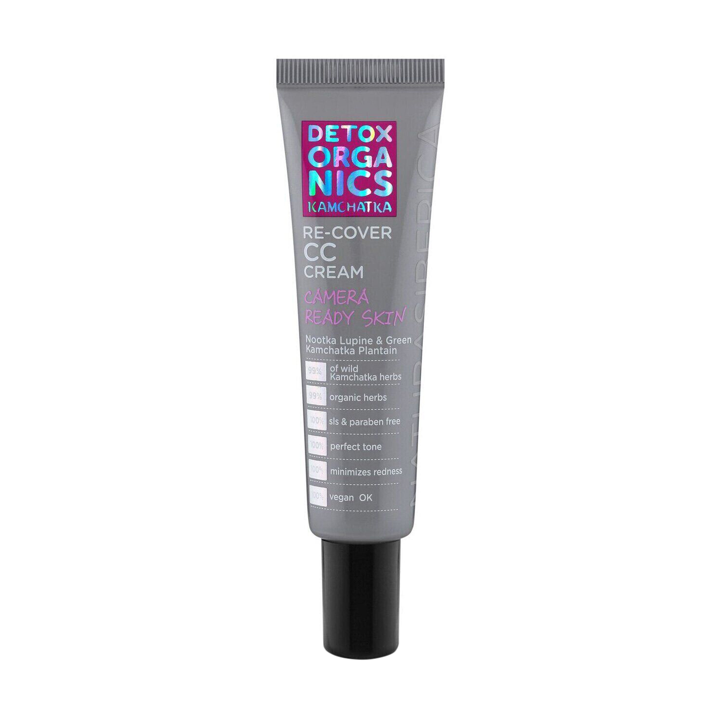 

CC-крем для обличчя Natura Siberica Detox Organics Kamchatka Re-Cover CC Cream, 30 мл