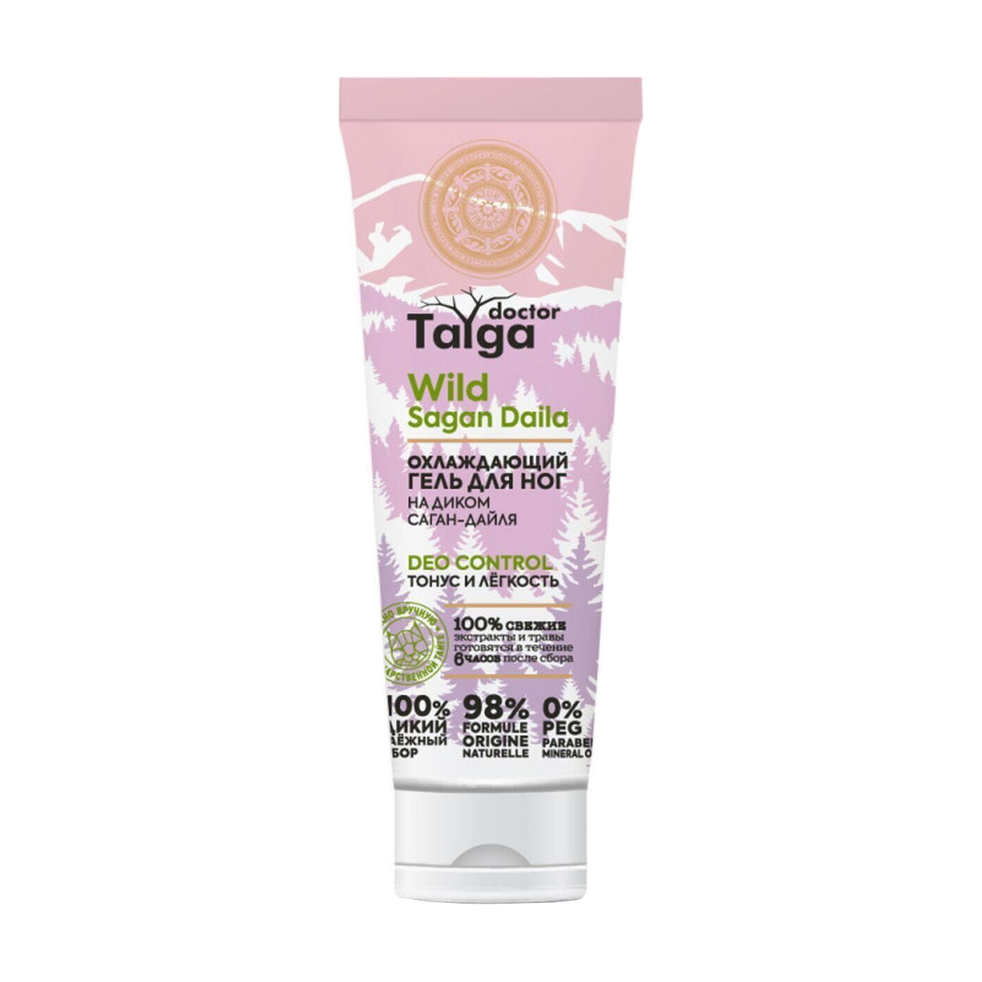 

Охолоджувальний гель для ніг Natura Siberica Doctor Taiga Siberian Juniper Berry Balm Тонус та легкість, 75 мл