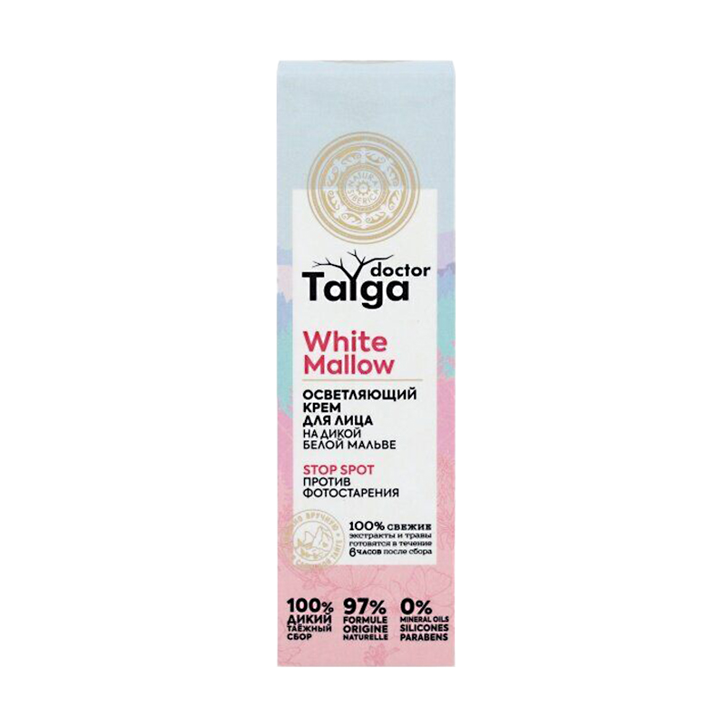 

Освітлювальний крем для обличчя Natura Siberica Doctor Taiga Cream проти фотостаріння, 40 мл