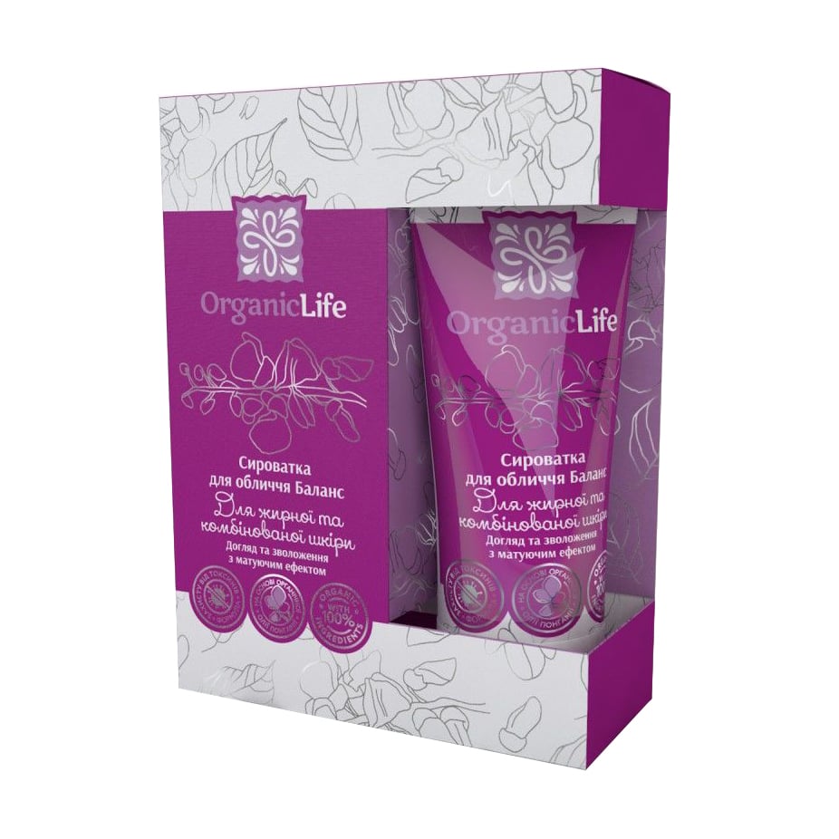 

Сироватка для обличчя Organic Life Баланс, 30 мл
