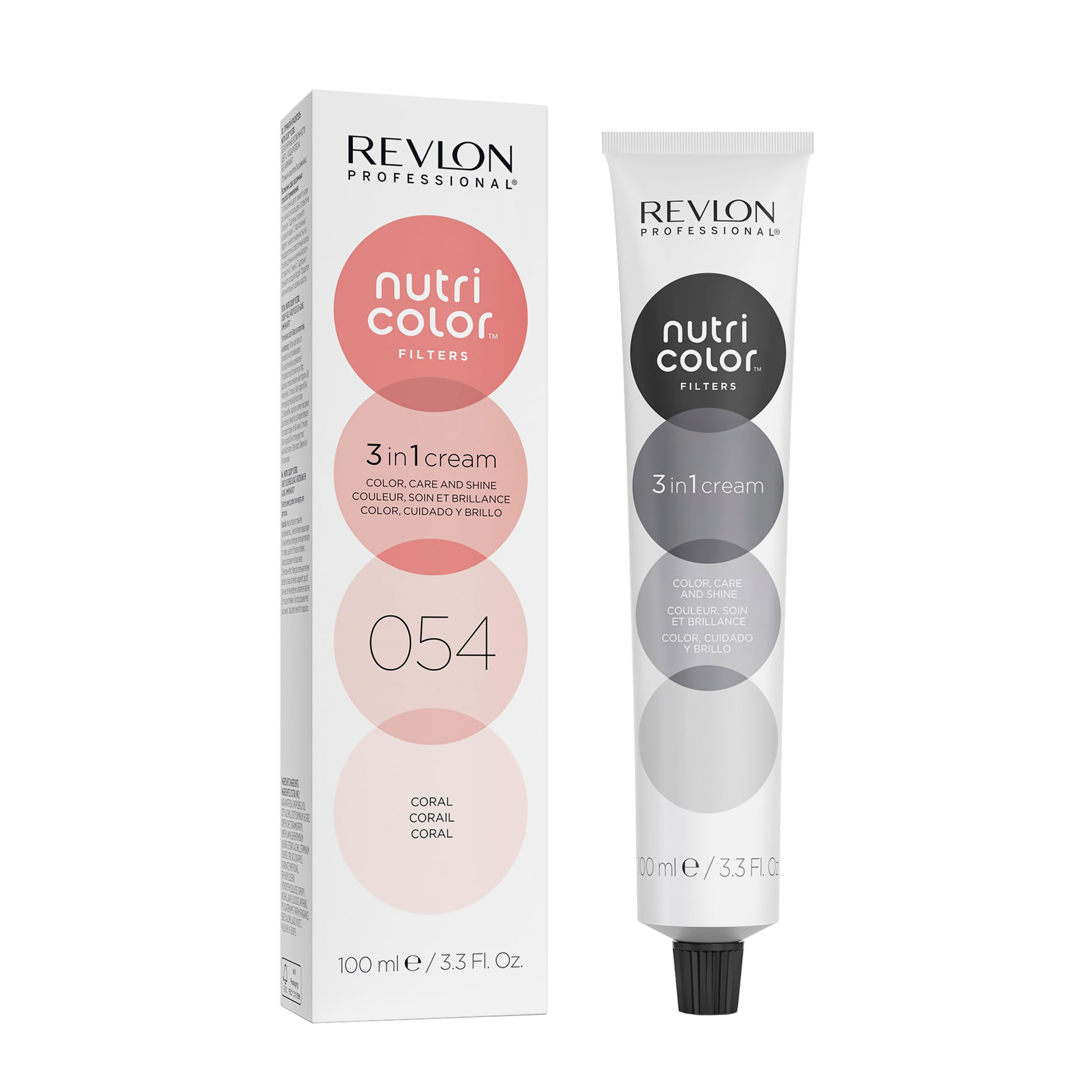 

Тонувальний крем-бальзам для волосся Revlon Professional Nutri Color Filters Fashion 054 Coral, 100 мл