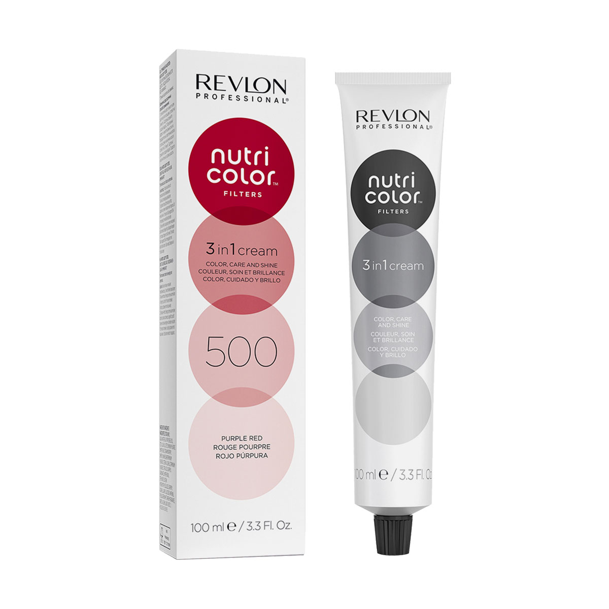Тонувальна маска для волосся Revlon Professional Nutri Color Filters Fashion 500 Purple Red, 100 мл