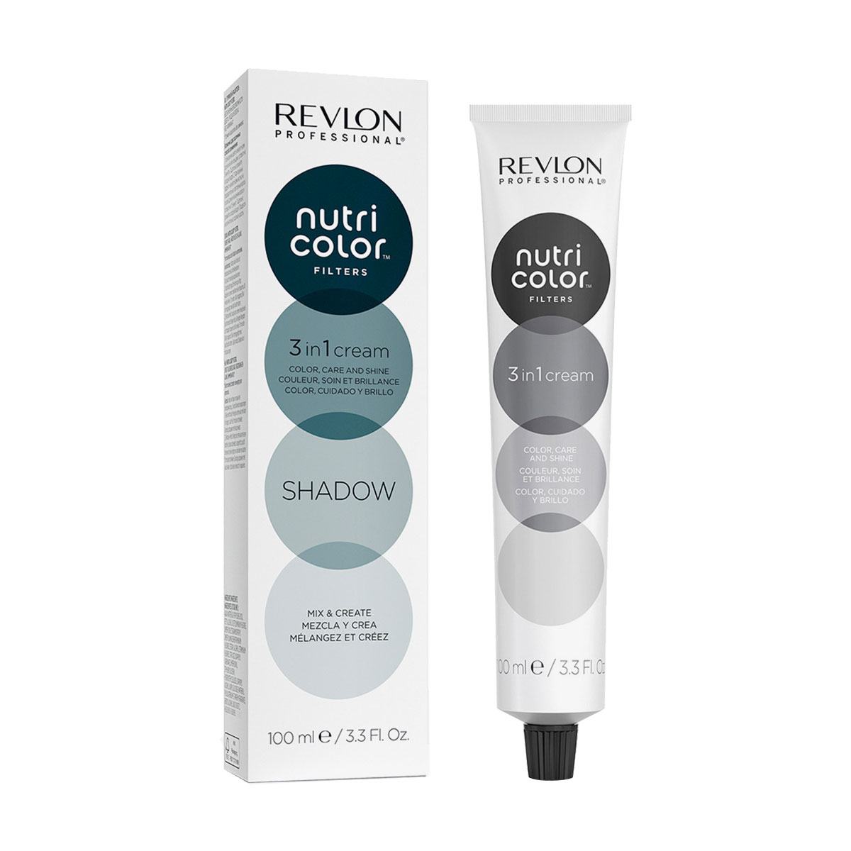 

Уцінка! Напівперманентна маска-барвник для волосся Revlon Professional Nutri Color Mixing Filters Shadow, 100 мл