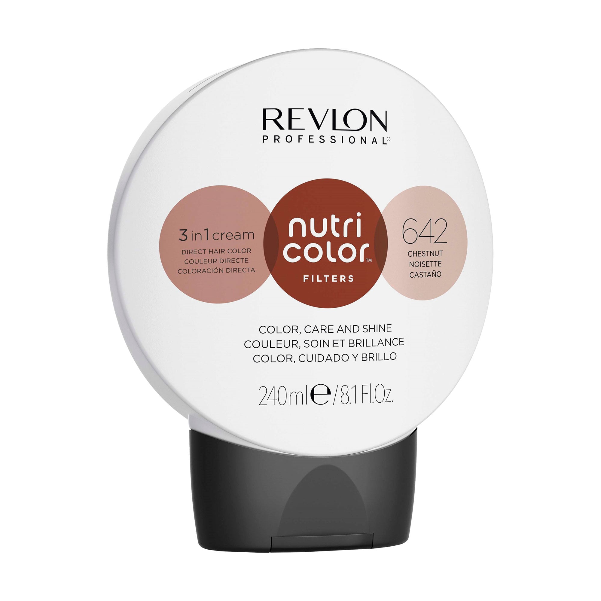 Тонувальна маска для волосся Revlon Professional Nutri Color Filters Toning 642 Chestnut, 240 мл