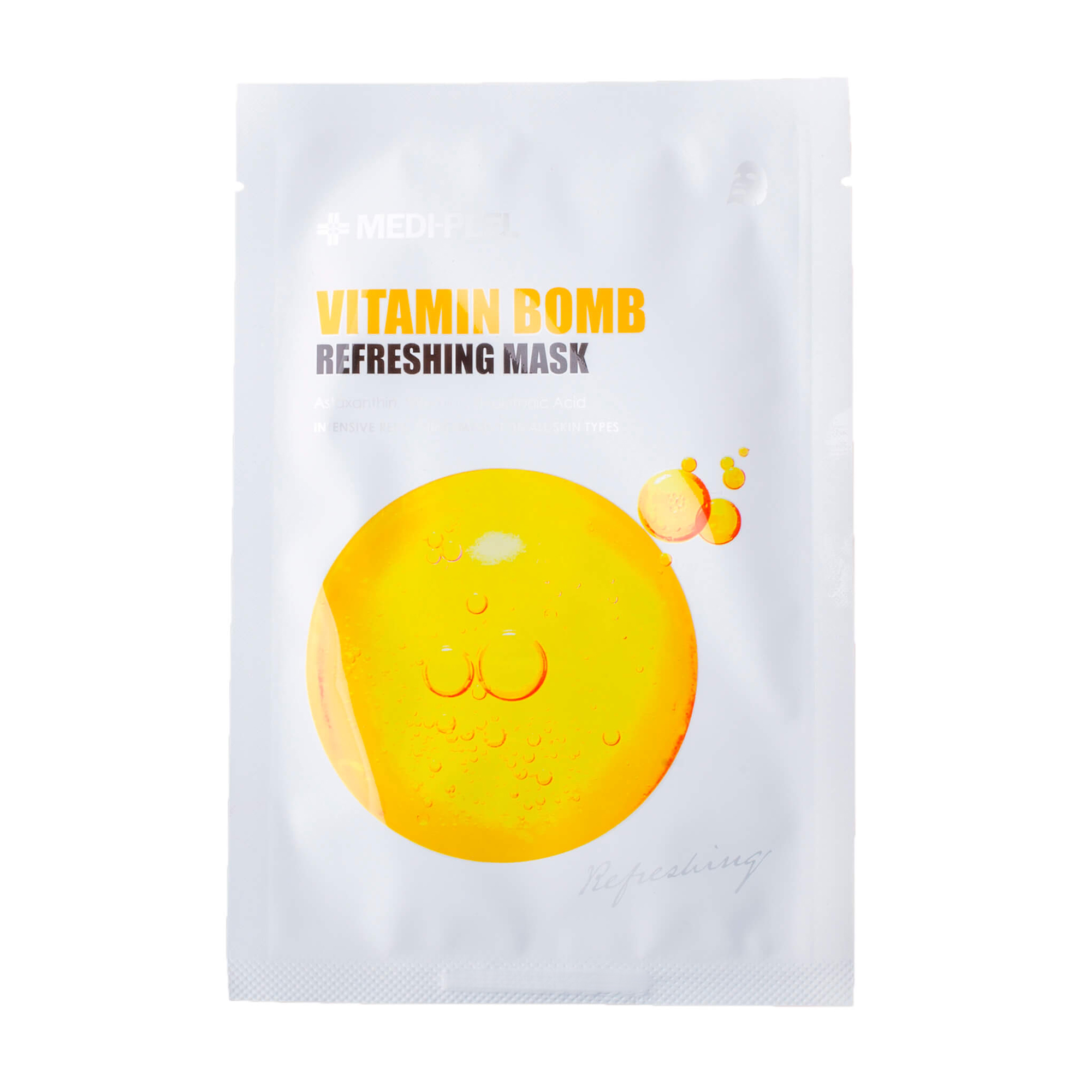 

Уцінка! Тонізувальна тканинна маска для обличчя Medi-Peel Vitamin Bomb Refreshing Mask, 25 мл