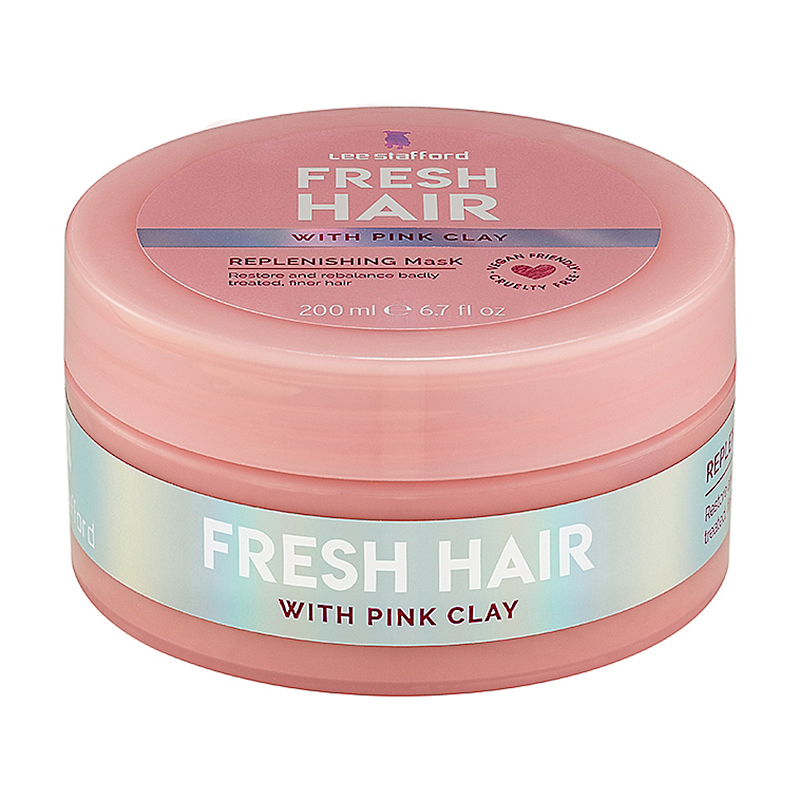 

Відновлювальна маска для волосся Lee Stafford Fresh Hair Replenishing Mask з рожевою глиною, 200 мл