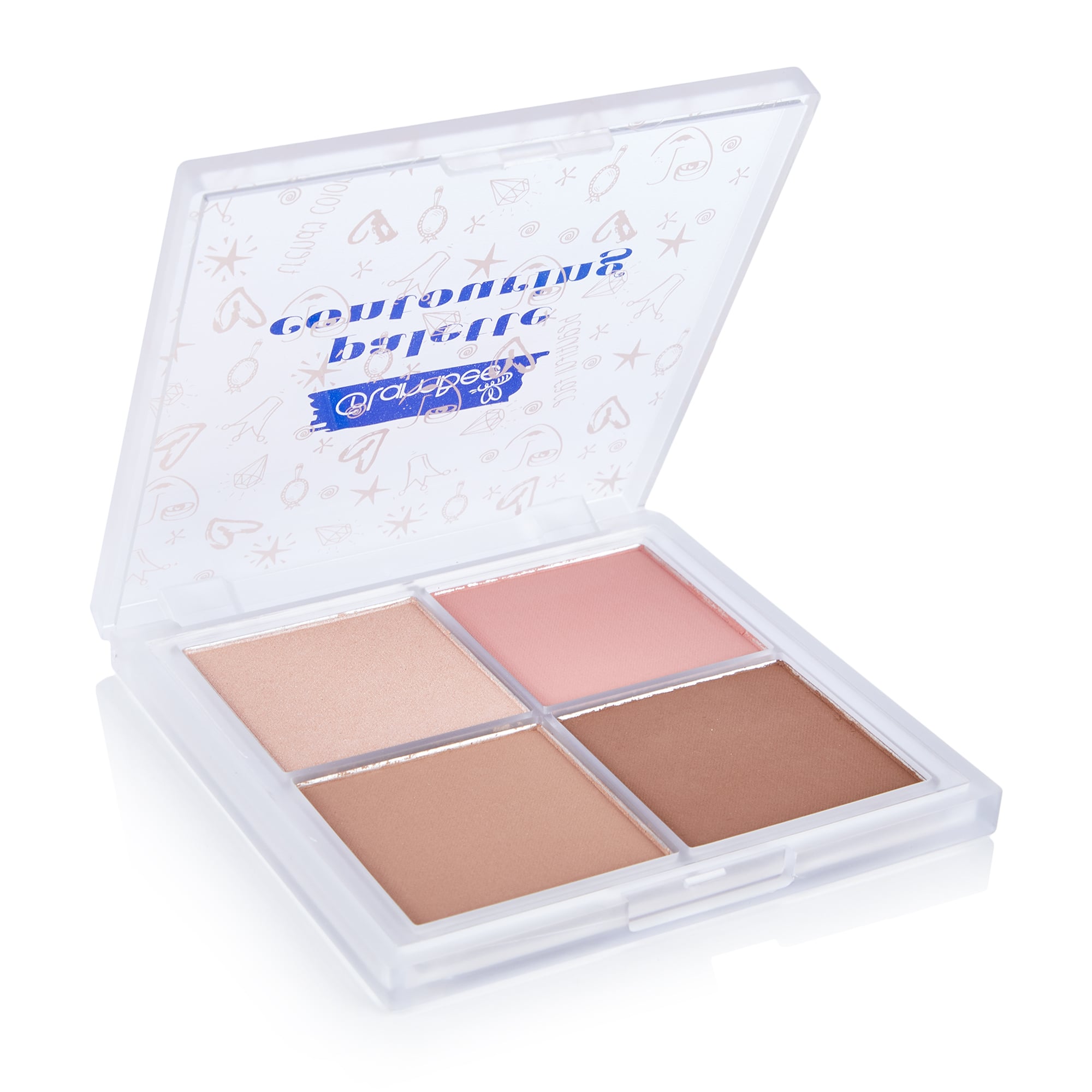 

Уцінка! Палетка для контурінгу обличчя GlamBee Pallete Contouring тон 02, 14 г