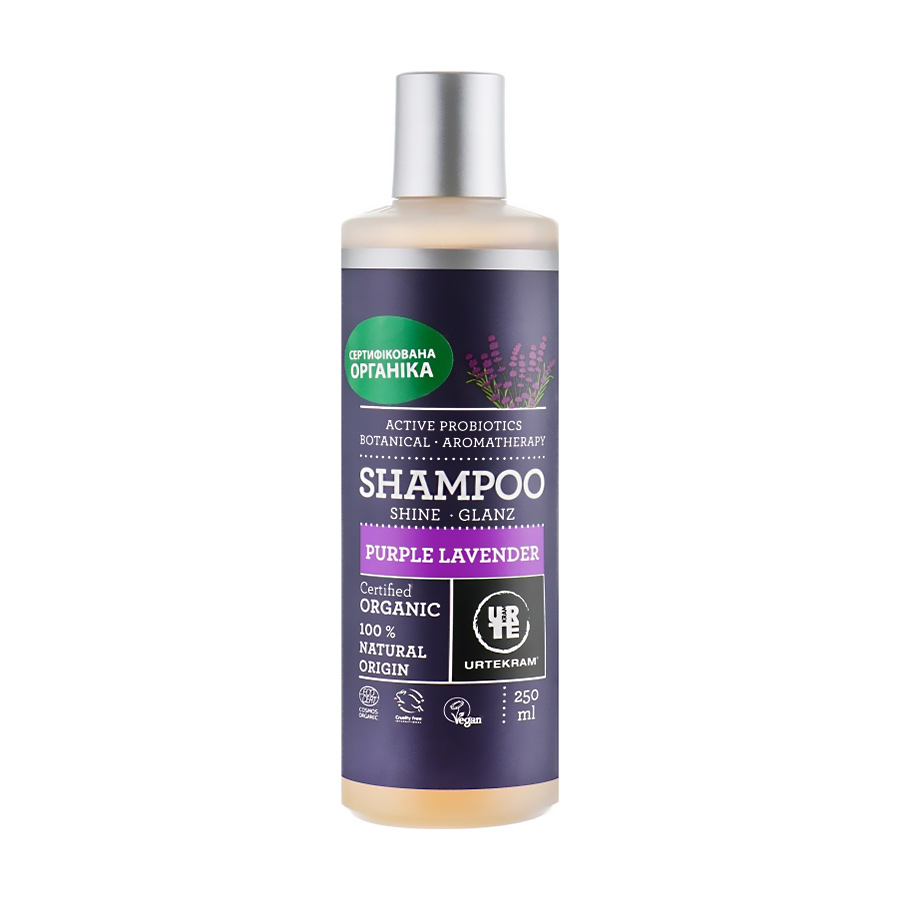 

Уцінка! Органічний шампунь Urtekram Purple Lavender Shampoo Лаванда, для всіх типів волосся, 250 мл