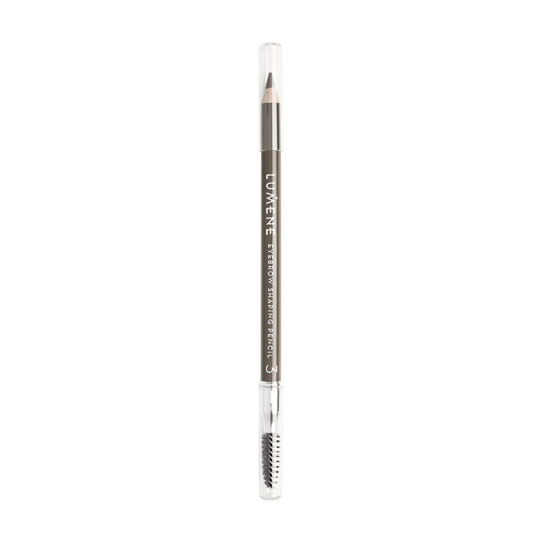 

Олівець для брів зі щіточкою Lumene Eyebrow Shaping Pencil, 3 Brown, 1.08 г
