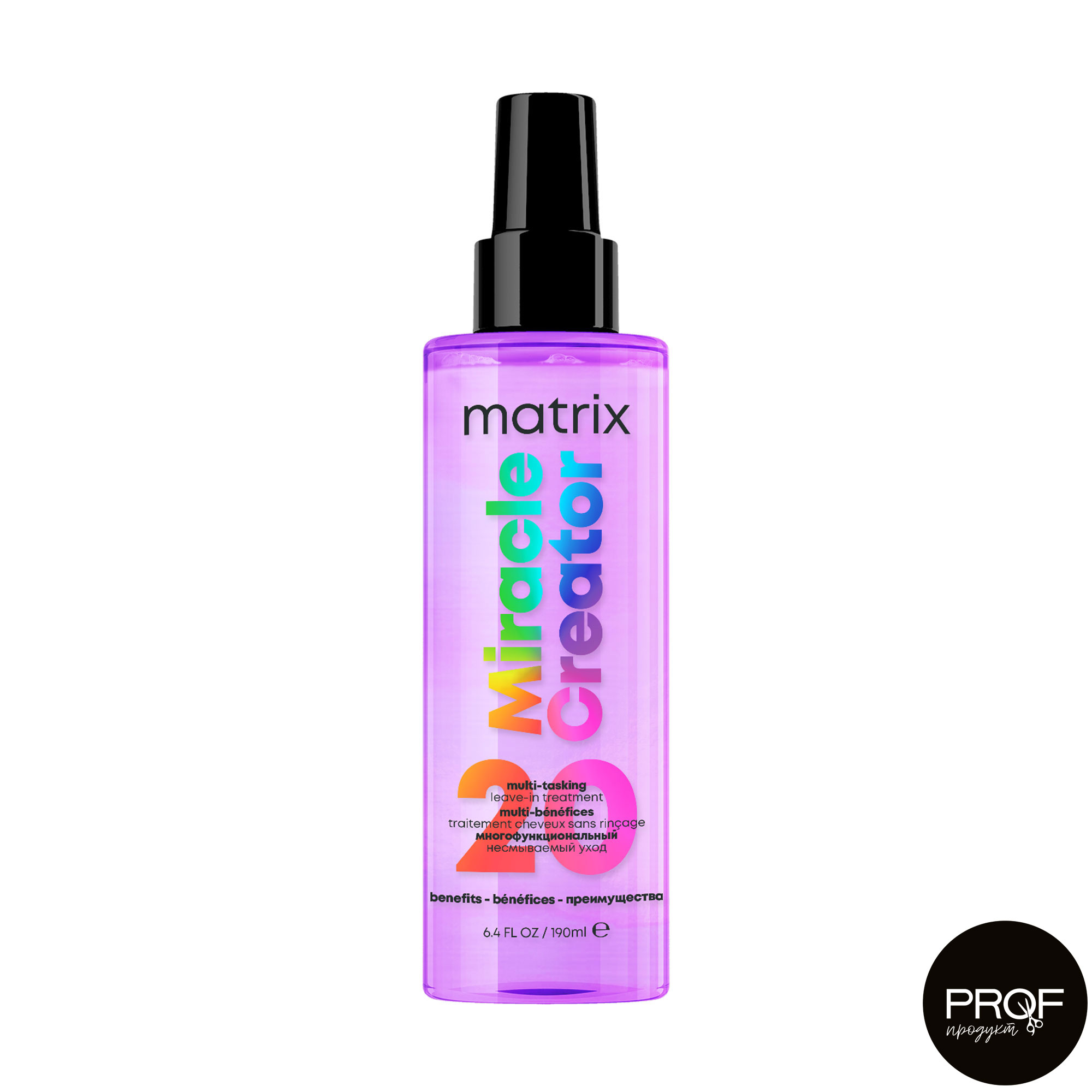 

Мультифункціональний спрей для волосся 20 в 1 Matrix Total Results Miracle Creator, 190 мл