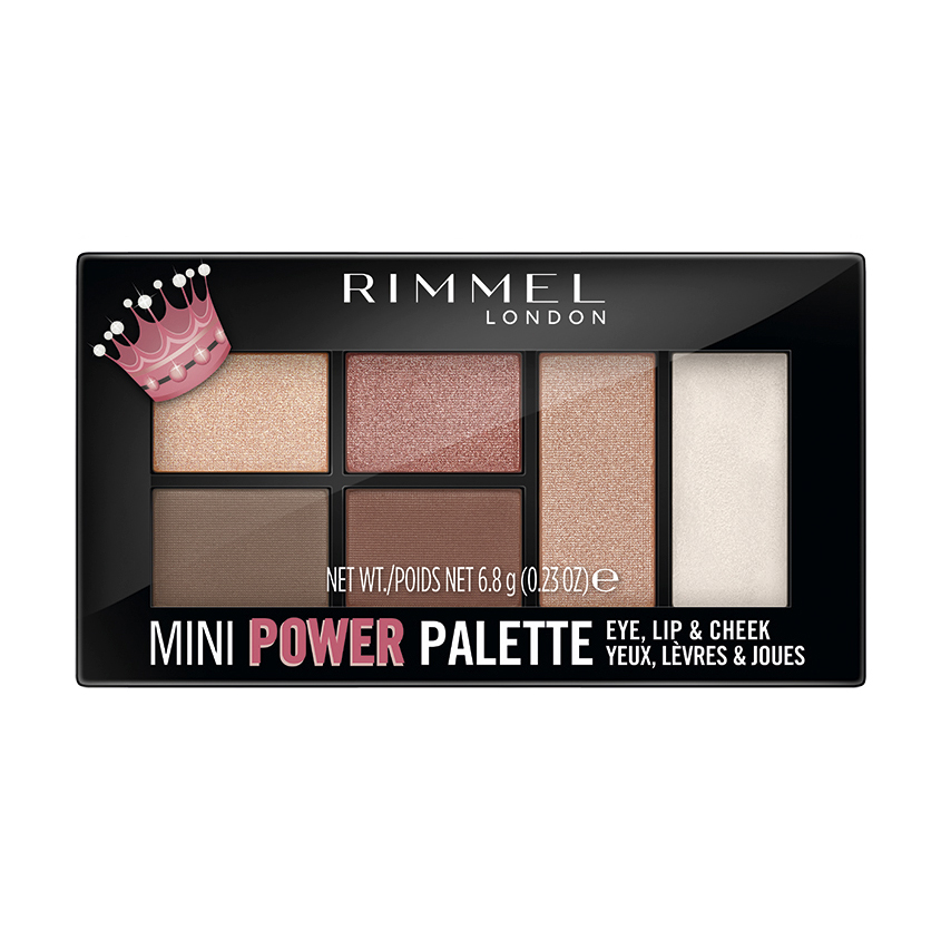 

Уцінка! Палетка для макіяжу Rimmel Mini Power Palette, 003 Queen, 6.8 г