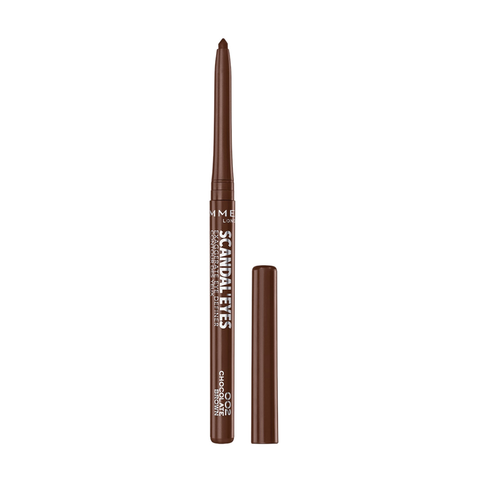 

Олівець для очей Rimmel Scandal'Eyes Exaggerate Eye Definer, 002 Chocolate Brown, 0.35 г