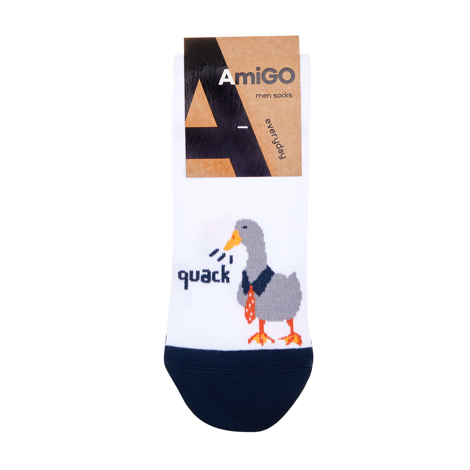 

Шкарпетки чоловічі AmiGO спорт F06, білий гусак, розмір 29