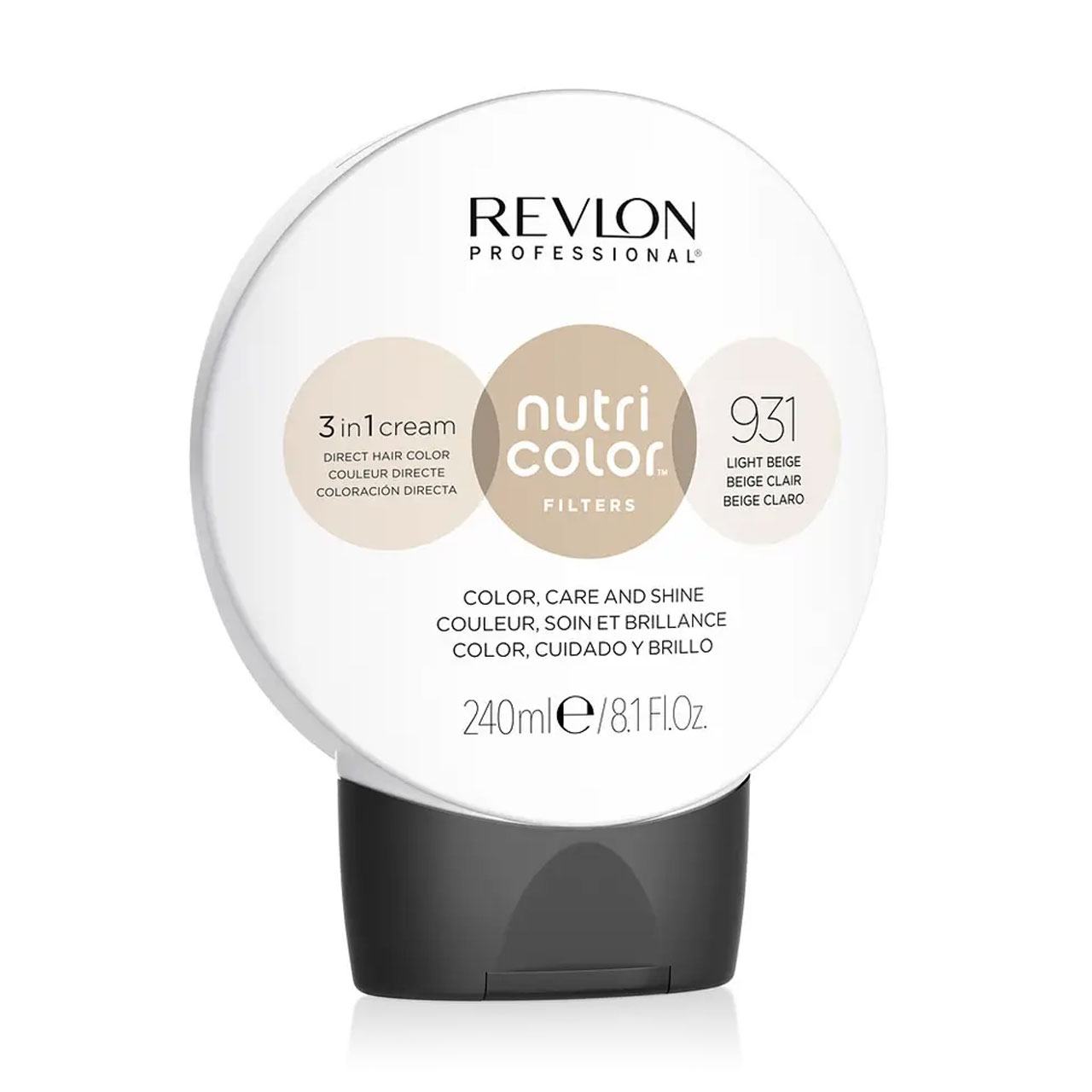 Уцінка! Тонувальна маска для волосся Revlon Professional Nutri Color Filters Toning 931 Light Beige, 240 мл