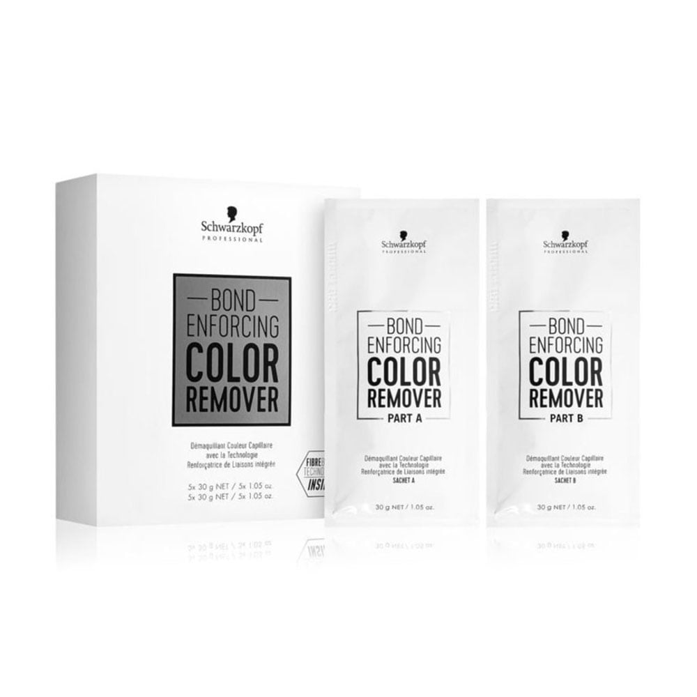 

Уцінка! Засіб для видалення штучного пігменту з волосся Schwarzkopf Professional Bond Enforcing Color Remover, 10*30 г