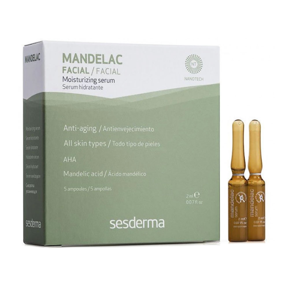 

Зволожуюча сироватка для обличчя Sesderma Mandelac moisturizing Serum з мигдальною кислотою, 5 шт*2 мл