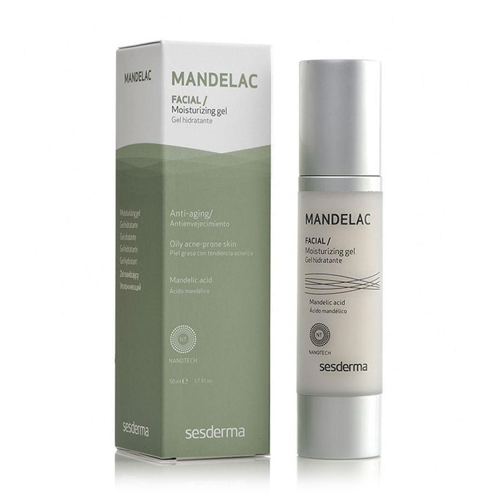 

Зволожувальний гель для обличчя Sesderma Mandelac з мигдальною кислотою, 50 мл
