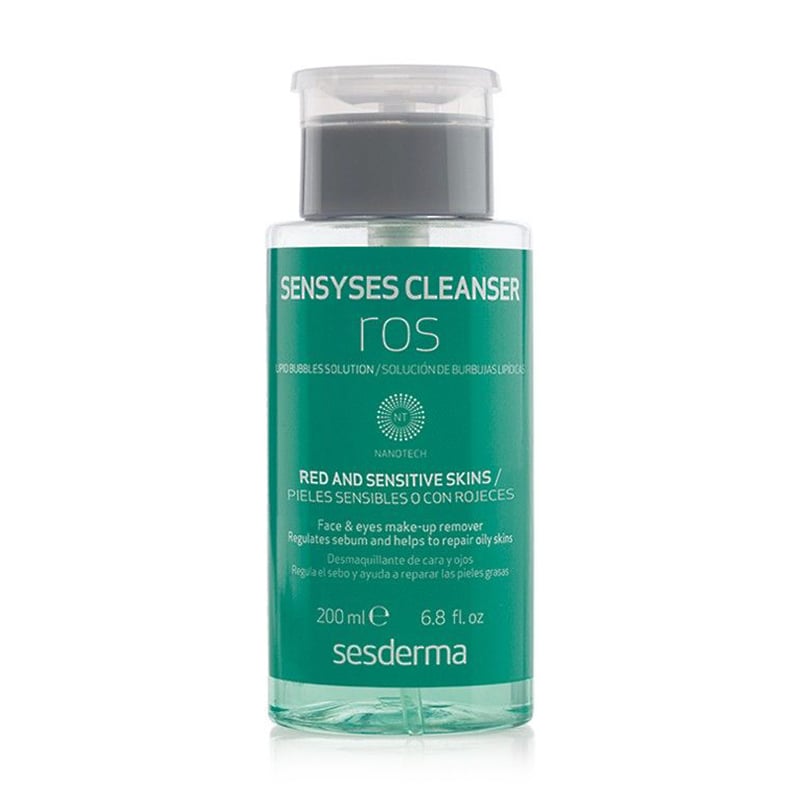 Акція на Лосьйон для очищення шкіри обличчя Sesderma Sensyses Cleanser Ros для чутливої та схильної до почервоніння шкіри, 200 мл від Eva