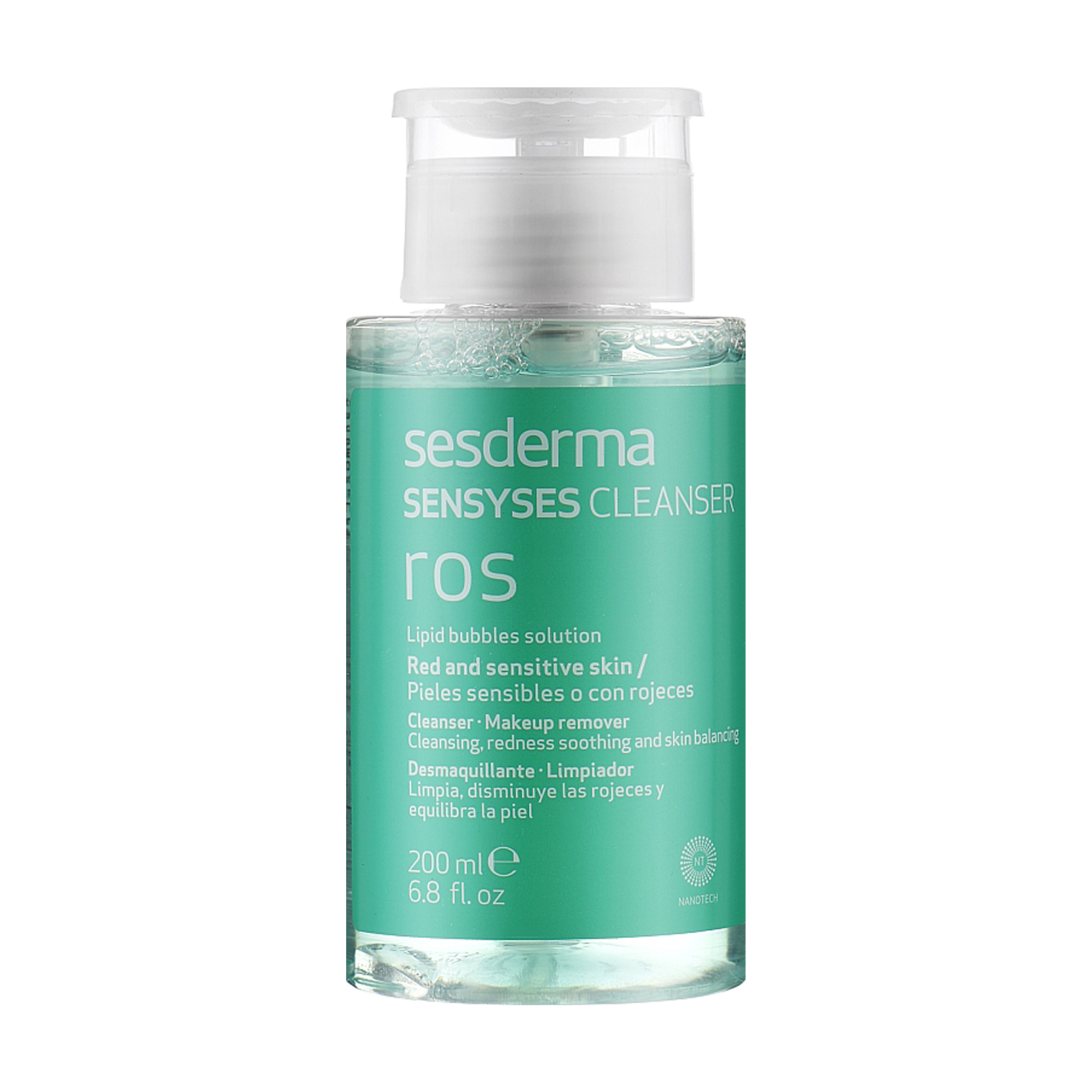 

Лосьйон для очищення шкіри обличчя Sesderma Sensyses Cleanser Ros для чутливої та схильної до почервоніння шкіри, 200 мл