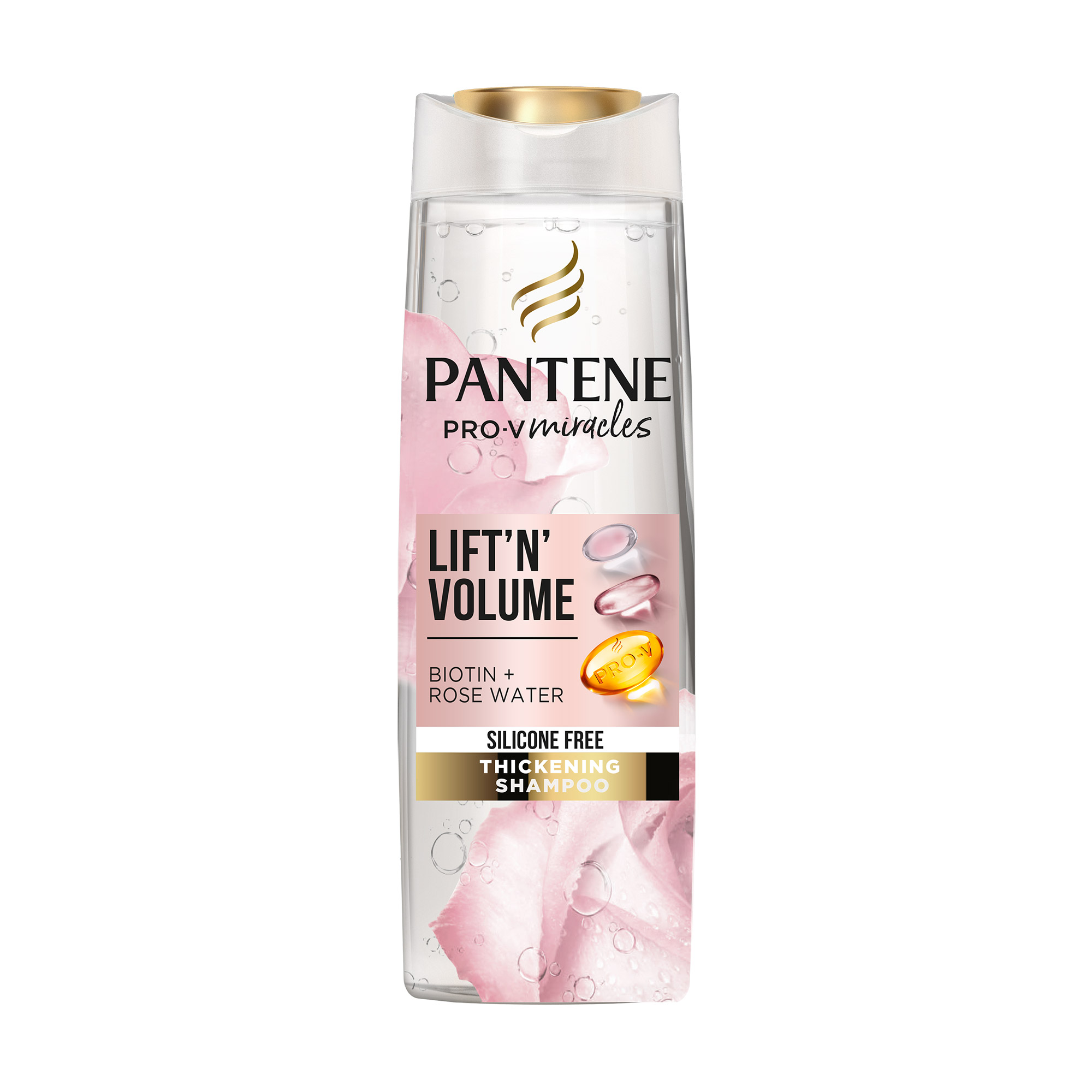 

Шампунь для волосся Pantene Pro-V Miracles Lift'n' Volume Biotin + Rose Water Об'єм від коренів, 300 мл