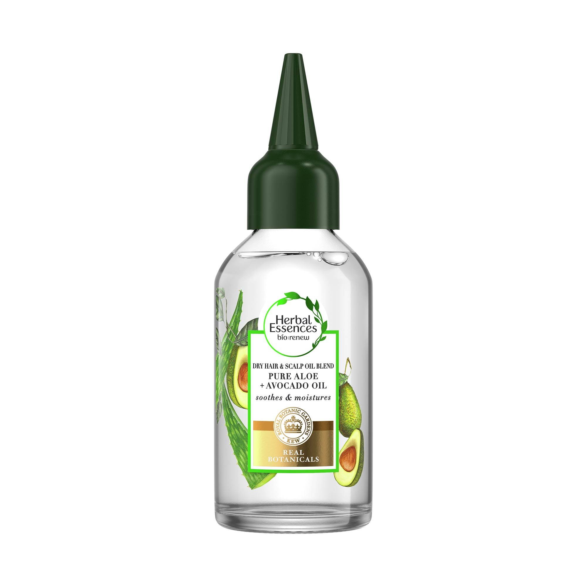 

Олія для волосся Herbal Essences Soothes & Moistures Pure Aloe + Avocado Oil Dry Hair & Scalp Oil Blend, 100 мл