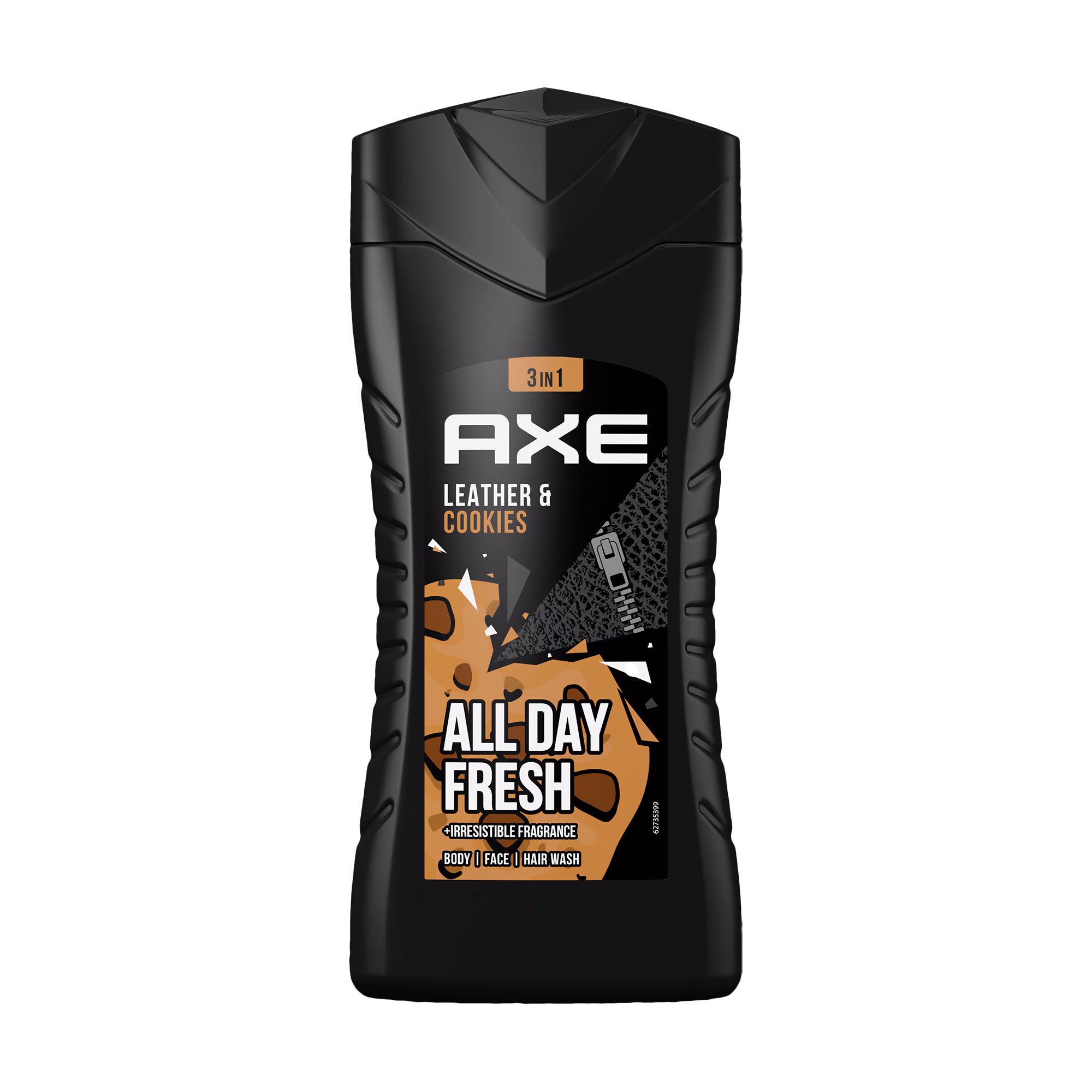 

Гель для душу 3 в 1 Axe Collision Leather & Cookies, чоловічий, 250 мл