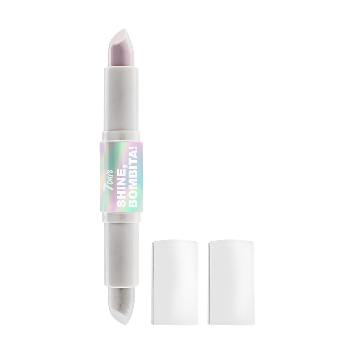

Хайлайтер для обличчя 7 Days Shine, Bombita!, 801 Pink & Silver, 2*4 г