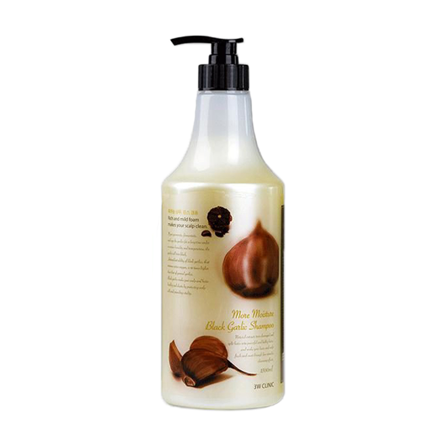 

Зволожувальний шампунь для волосся 3W Clinic More Moisture Black Garlic Shampoo з екстрактом чорного часнику