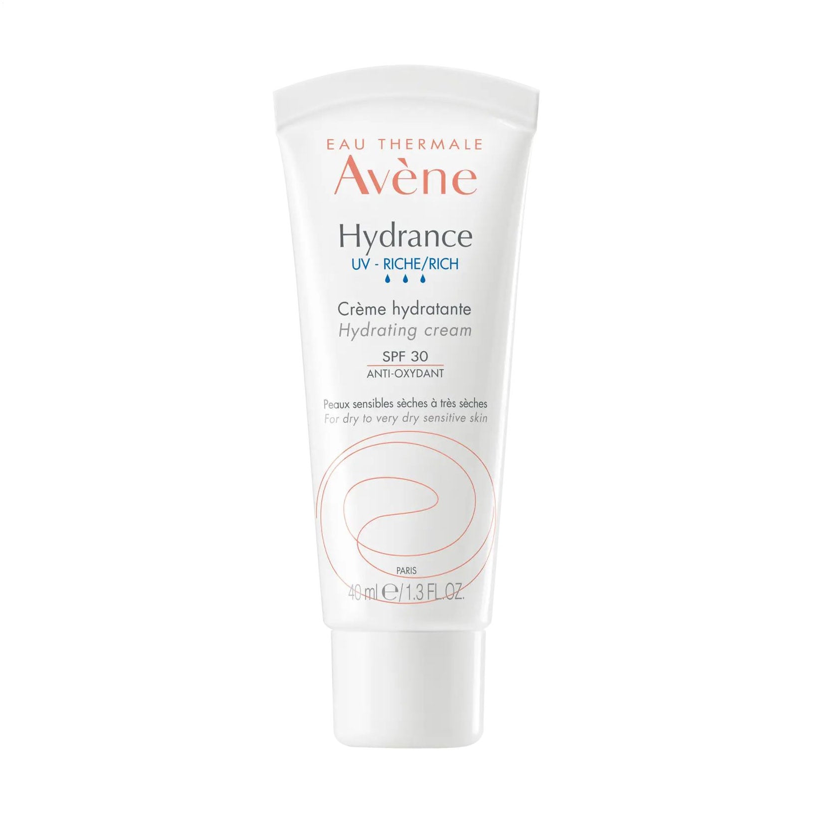 

Уцінка! Насичений крем для обличчя Avene Hydrance UV-Rich SPF 30, 40 мл
