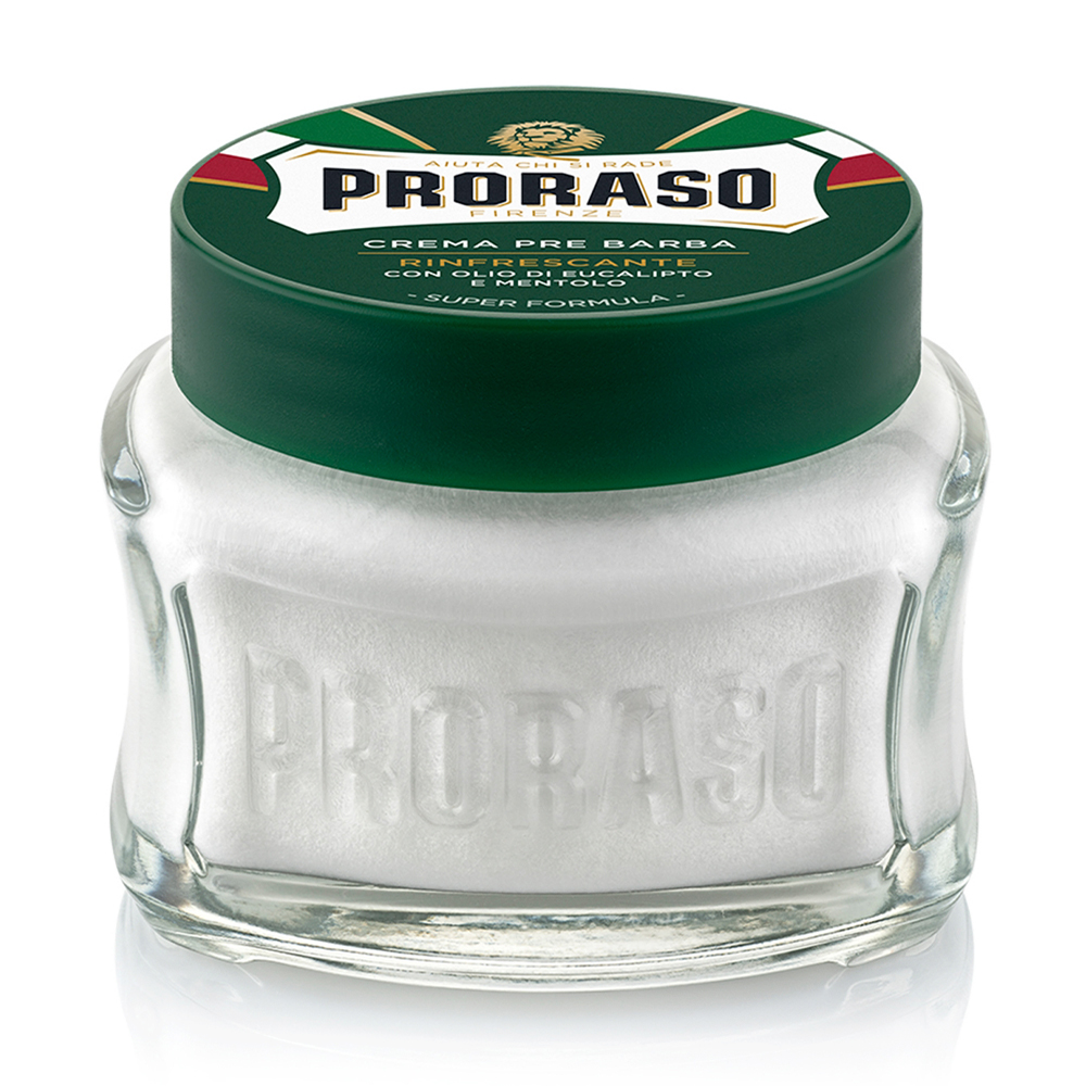 

Крем перед голінням Proraso Green Pre-Shaving Refreshing and Toning Cream з екстрактом евкаліпту та ментолу, 100 мл