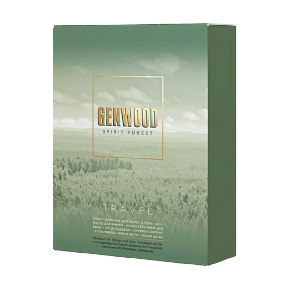 

Чоловічий набір Estel Professional Genwood Spirit Forest Travel (шампунь для волосся, 60 мл + гель-олія для гоління, 100 мл + гель-крем для обличчя, 50 мл + антиперспірант, 50 мл + зубна паста, 75 мл + зубна щітка)