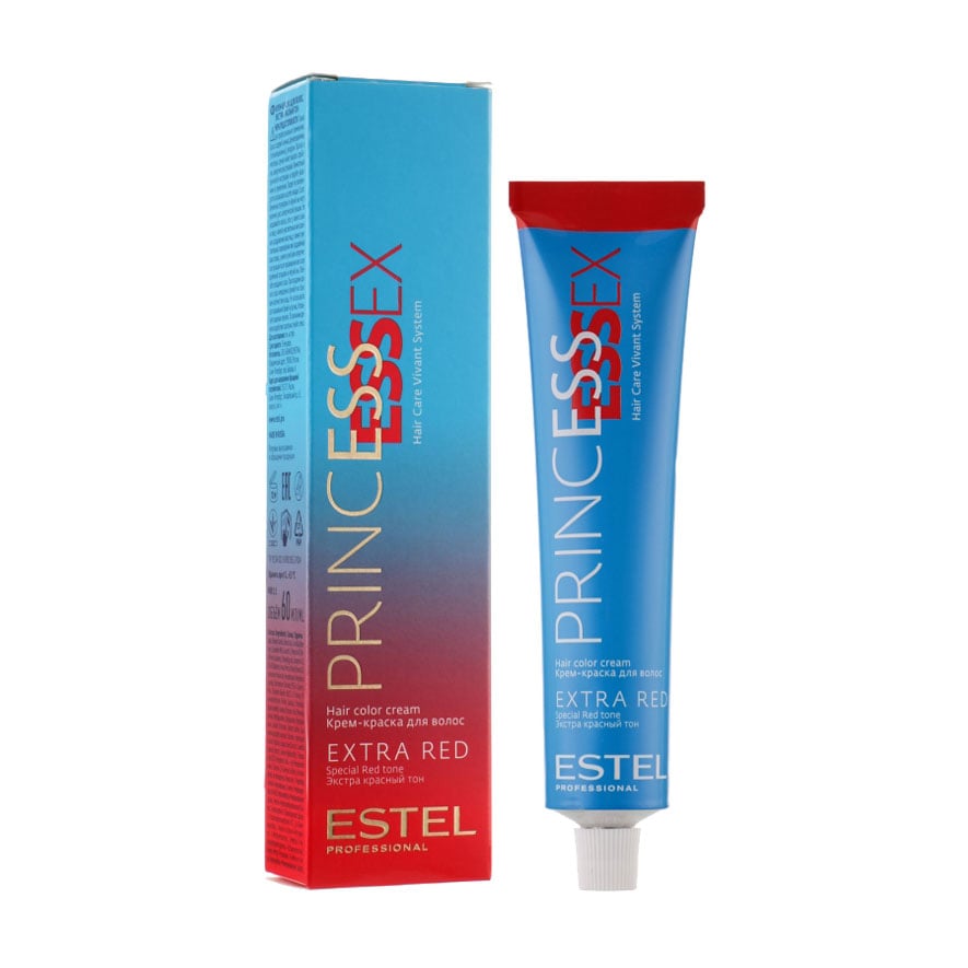 

Стійка крем-фарба для волосся Estel Professional Princess Essex Extra Red 66/43 Темно-русявий мідно-золотистий, 60 мл