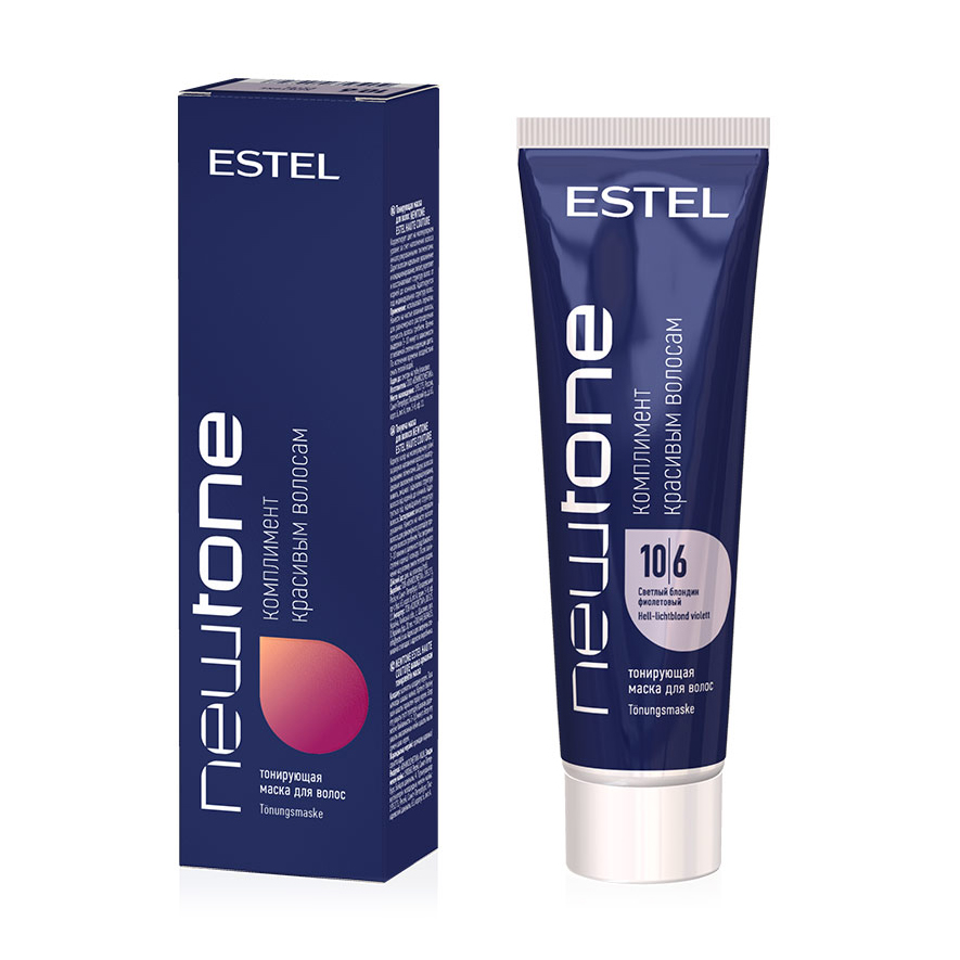 

Тонувальна маска для волосся Estel Professional Newtone 10/6 Світлий блондин фіолетовий, 60 мл