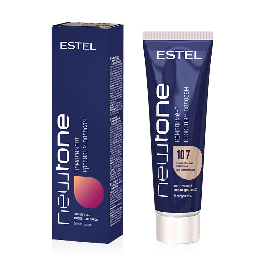 

Тонувальна маска для волосся Estel Professional Newtone 10/7 Світлий блондин коричневий, 60 мл